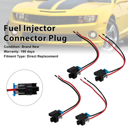 4 pezzi Connettore per iniettore di carburante, clip a treccia, sgancio rapido, adatto per Buick