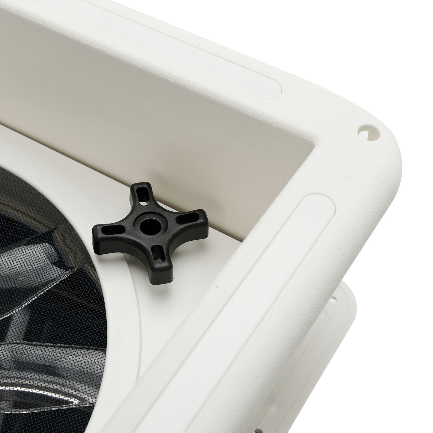 Ventilatore da tetto per camper da 14 pollici, motore a 3 velocità, lucernario da 12 V con luce a LED