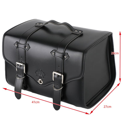 Nessuna perforazione richiesta sella Borsa per sedile posteriore per moto Borsa posteriore per coda Borsa da viaggio impermeabile Deposito per casco Generico