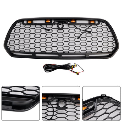 Griglia paraurti anteriore nera opaca Ford Transit MK8 Raptor 2015-2018 con LED