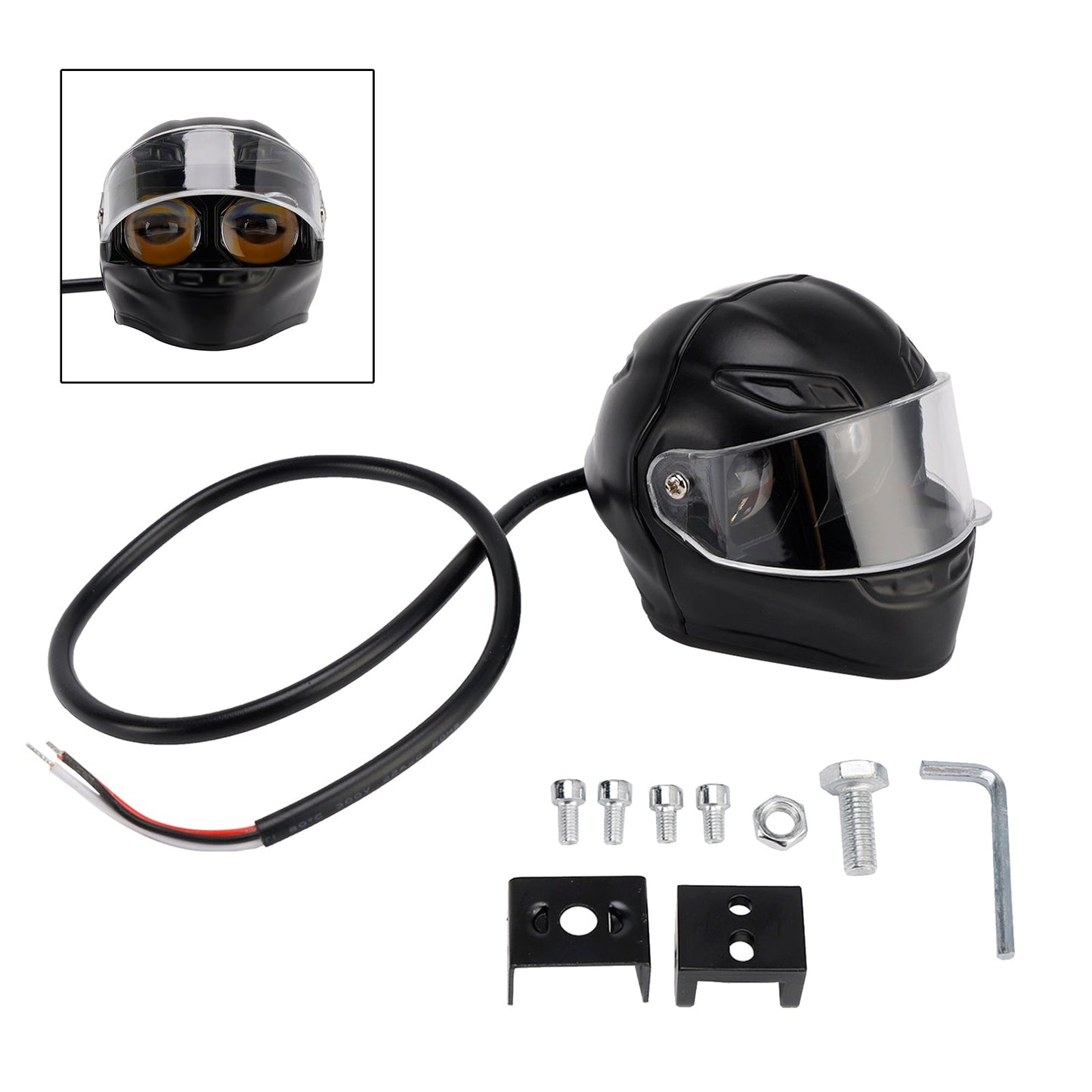 Faro anteriore impermeabile luminoso da 20 W a LED per scooter elettrico da 2000 lm per moto