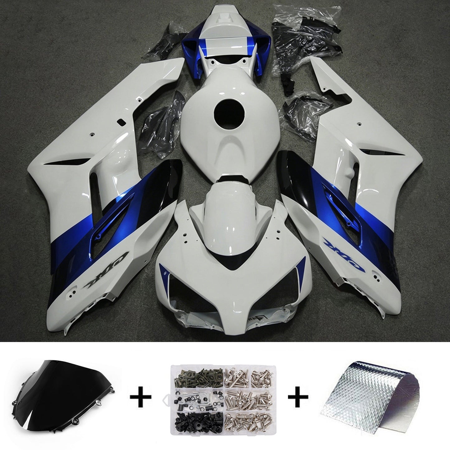 Kit di carene in plastica ABS stampate a iniezione per Honda CBR1000RR 2004-2005