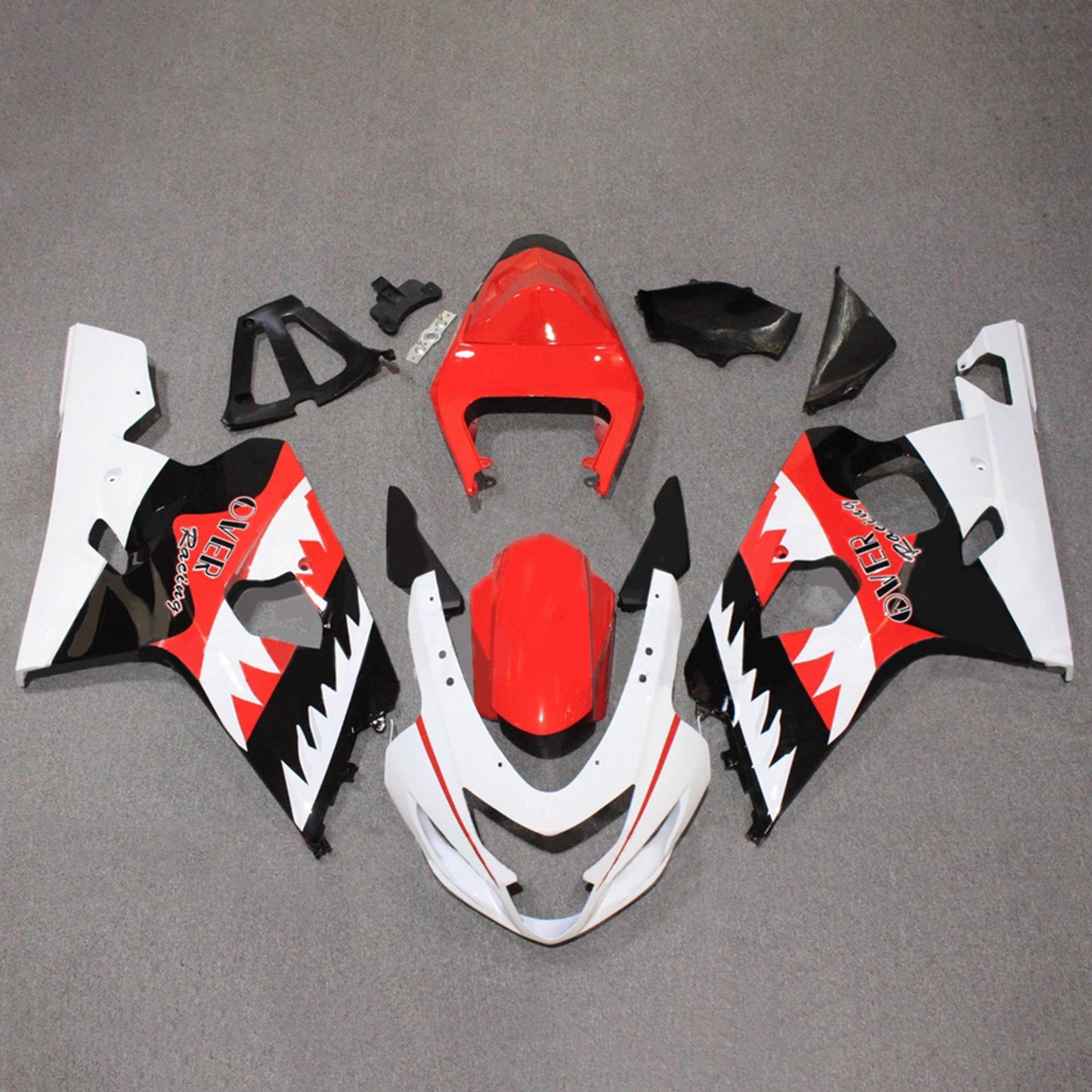 Kit carenatura iniezione plastica ABS per Suzuki GSXR 600/750 2004-2005 K4
