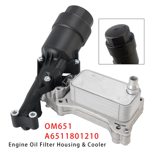 Per motore Mercedes-Benz OM651 A6511801210 alloggiamento filtro olio motore e radiatore