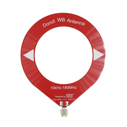 Antenna ad anello a ciambella con copertura a banda completa da 10 kHz a 180 MHz per onde corte/onde medie SDR