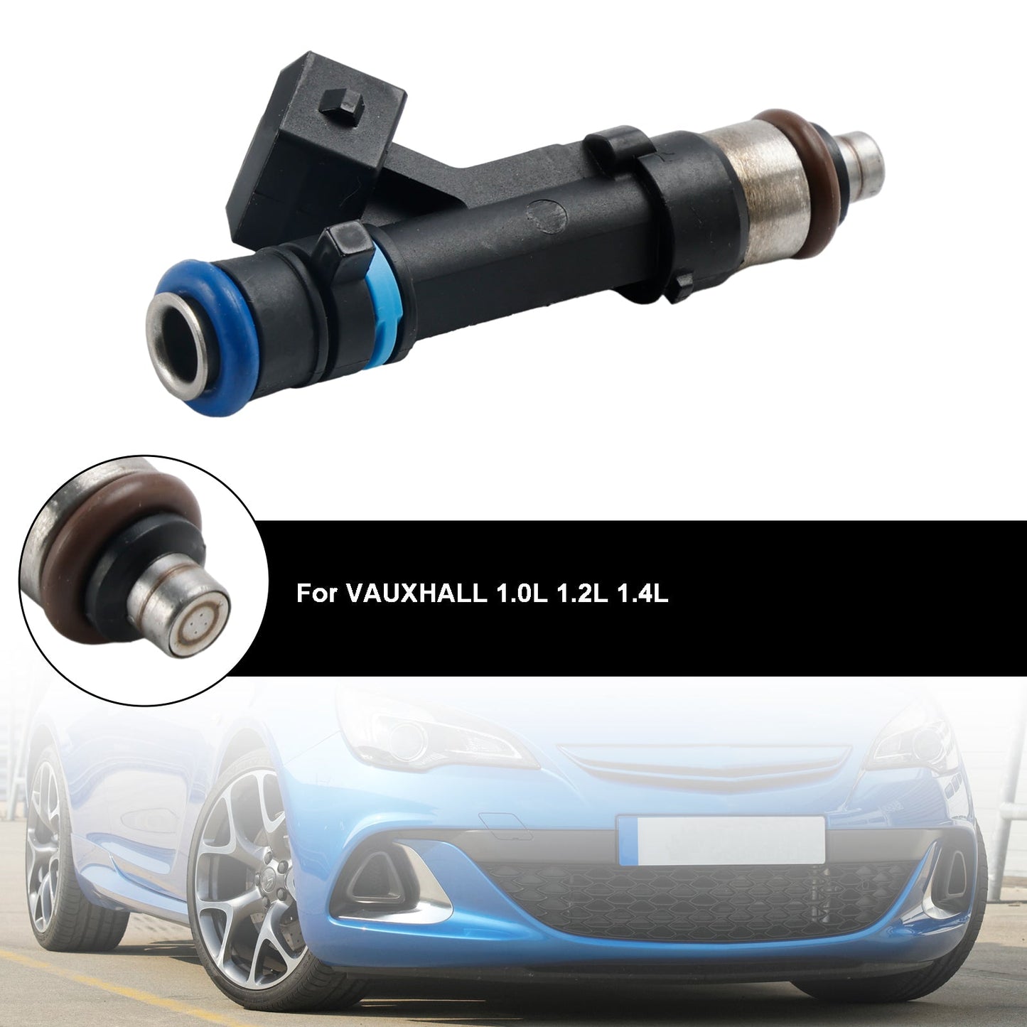 1 PZ INIETTORE CARBURANTE MOTORE BENZINA 24420543 PER VAUXHALL 1.0 1.2 1.4 0280158181