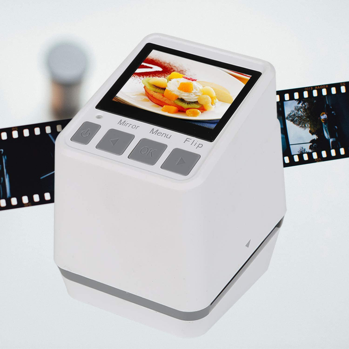 Scanner per diapositive di vecchi negativi da 22 MP, converte pellicole 126KPK/135/110/Super 8