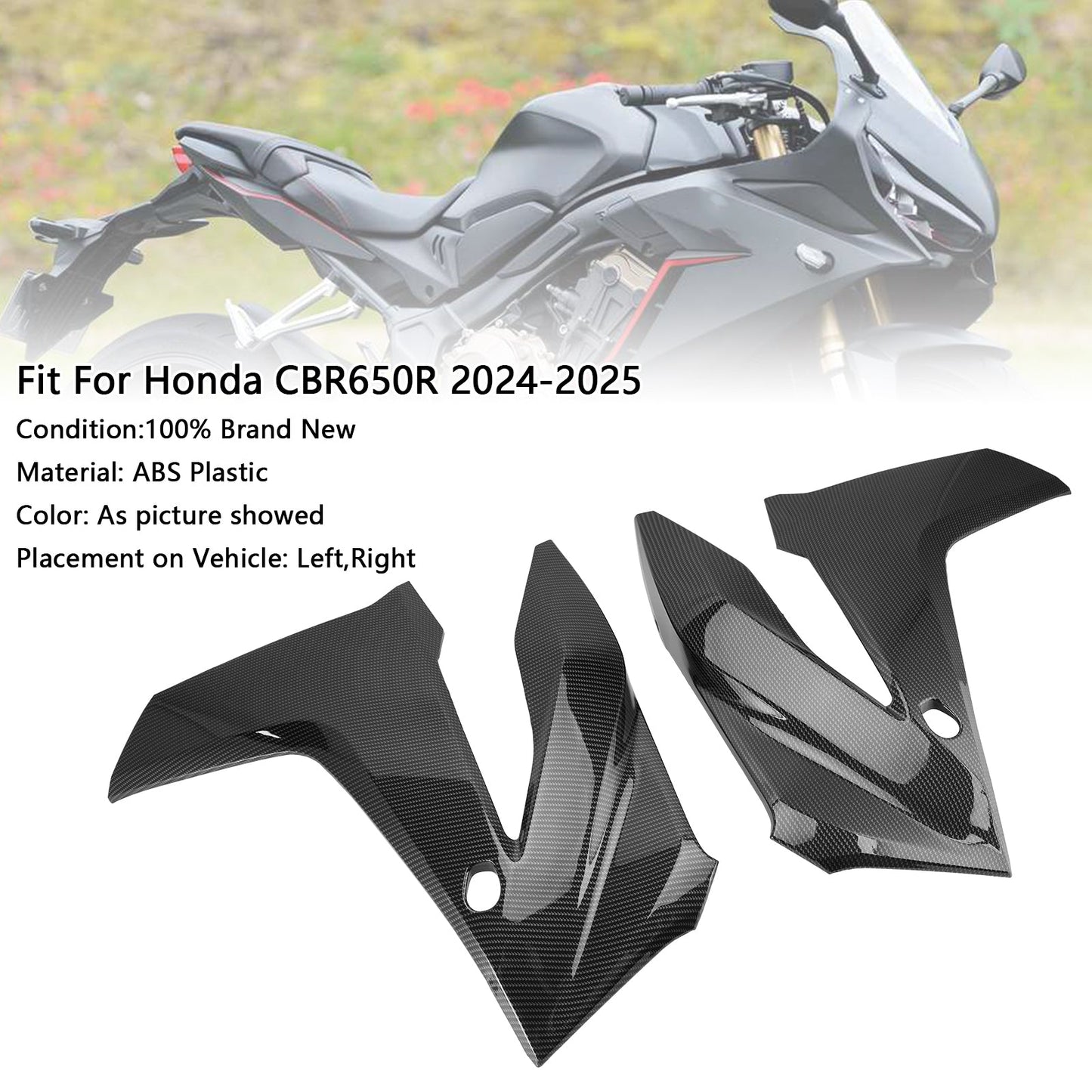 Carenatura laterale, pannello di copertura, carenatura del corpo, Honda CBR650R 2024-2025
