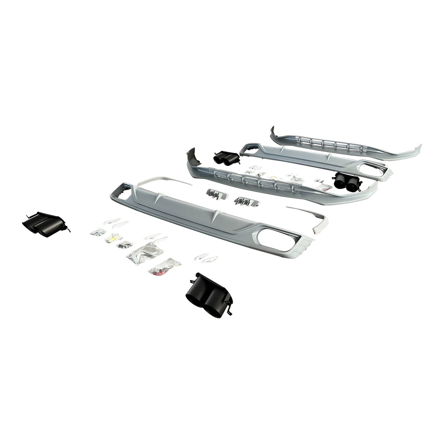 Kit carrozzeria e paraurti in stile ABT per Audi Q8 S-Line MK1 2018-2023.