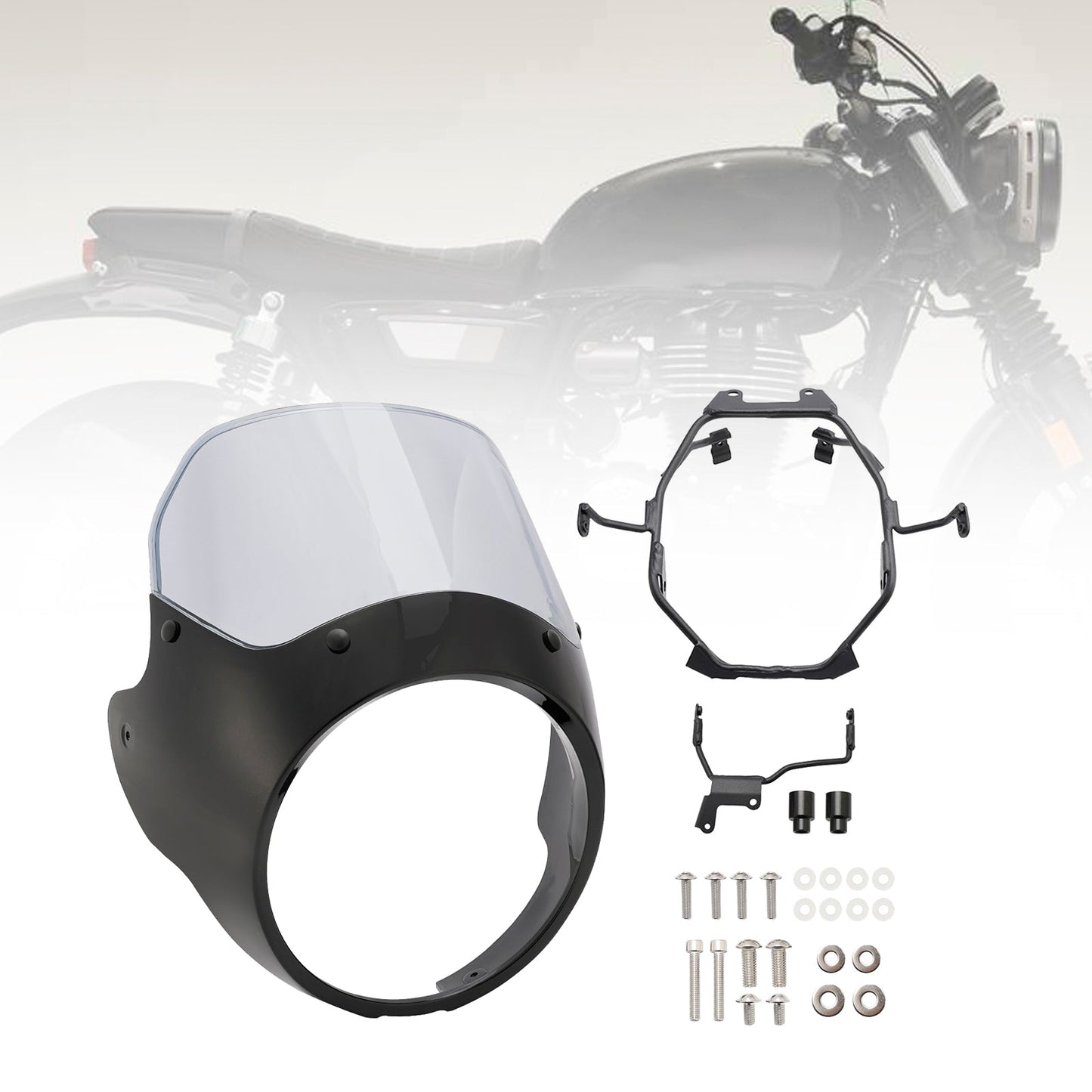 2023-2024 HONDA GB350 GB350S Parabrezza Parabrezza Copertura Carenatura Faro