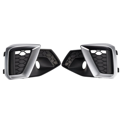 Griglia inferiore fendinebbia per paraurti anteriore Audi A4 B9.5 S-Line argento 2020-2024