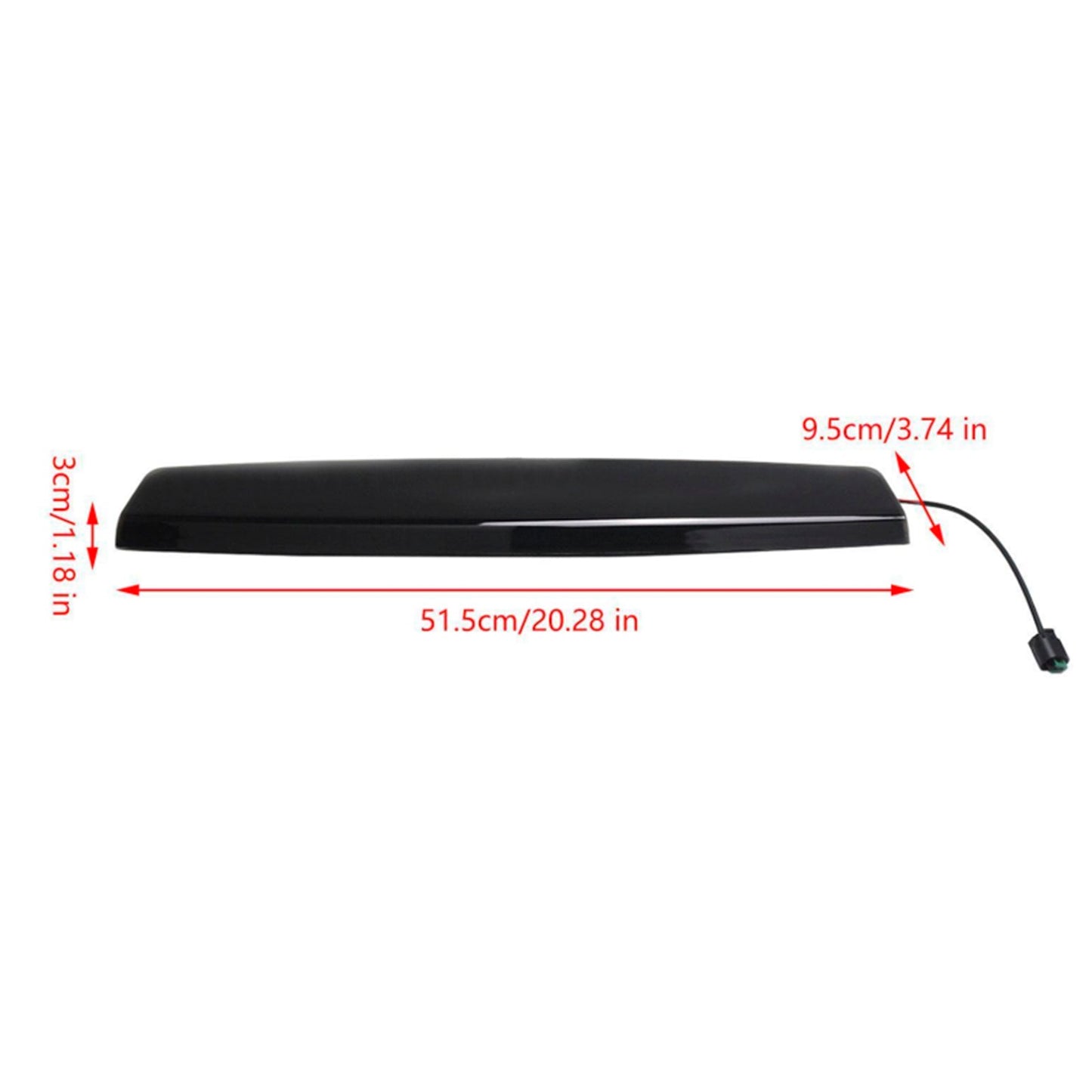 Luce freno alta con lente nera per Range Rover Sport L320 2006-2009 XFG000071