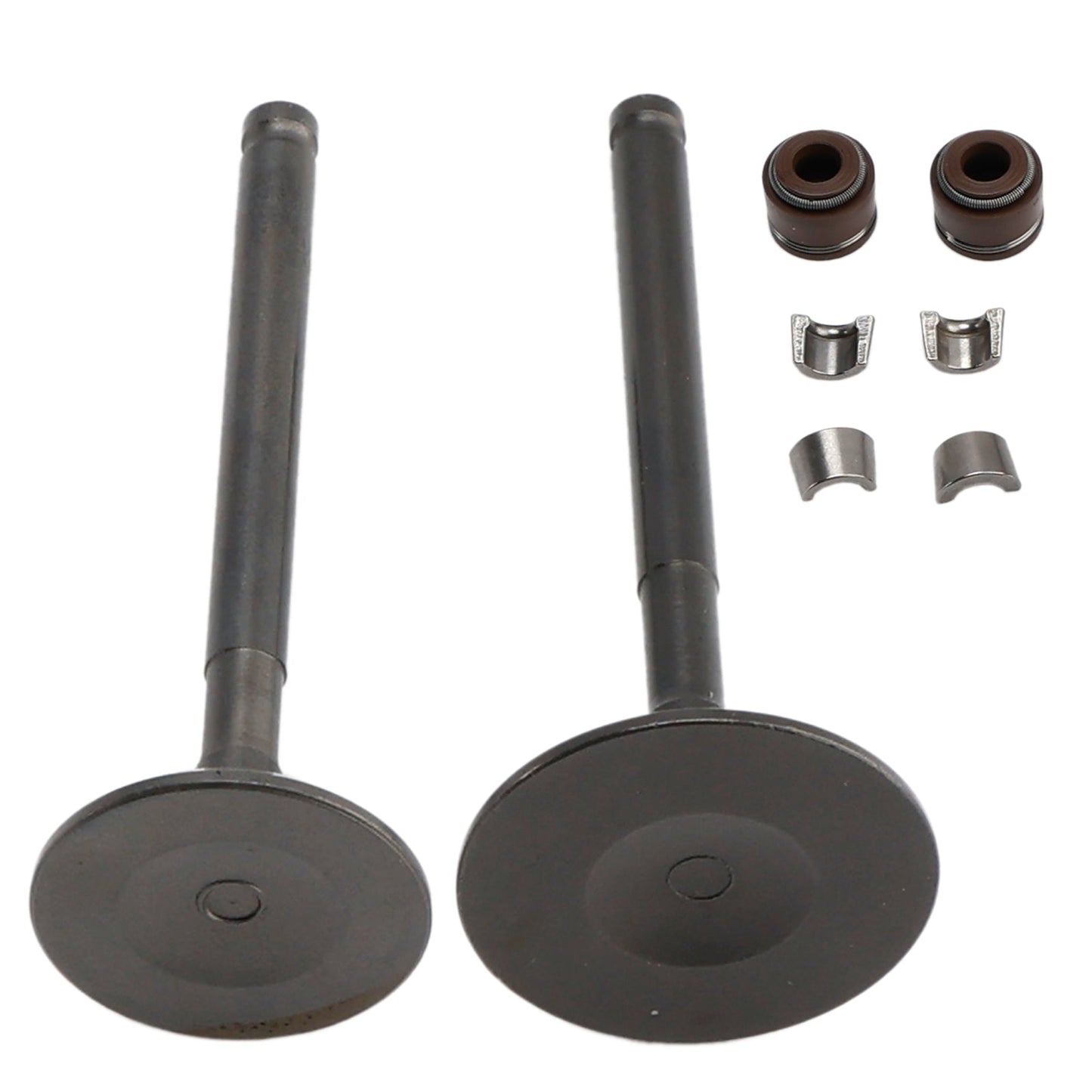 SET VALVOLE DA 66MM ASPIRAZIONE E SCARICO PER GY6 150CC 157QMJ JONWAY ROKETA BAJA SUNL