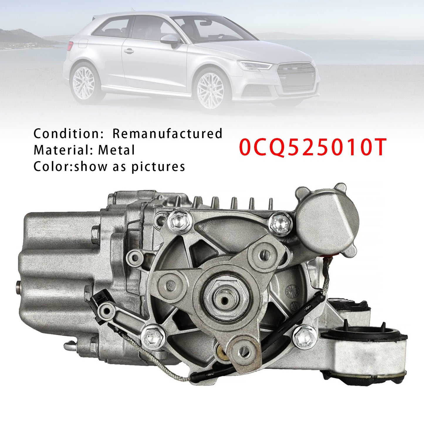 Differenziale posteriore Volkswagen VW T-ROC (A11, D11) 2.0 TSI 4motion Cupra dal 07.2017 in poi 0CQ525010T