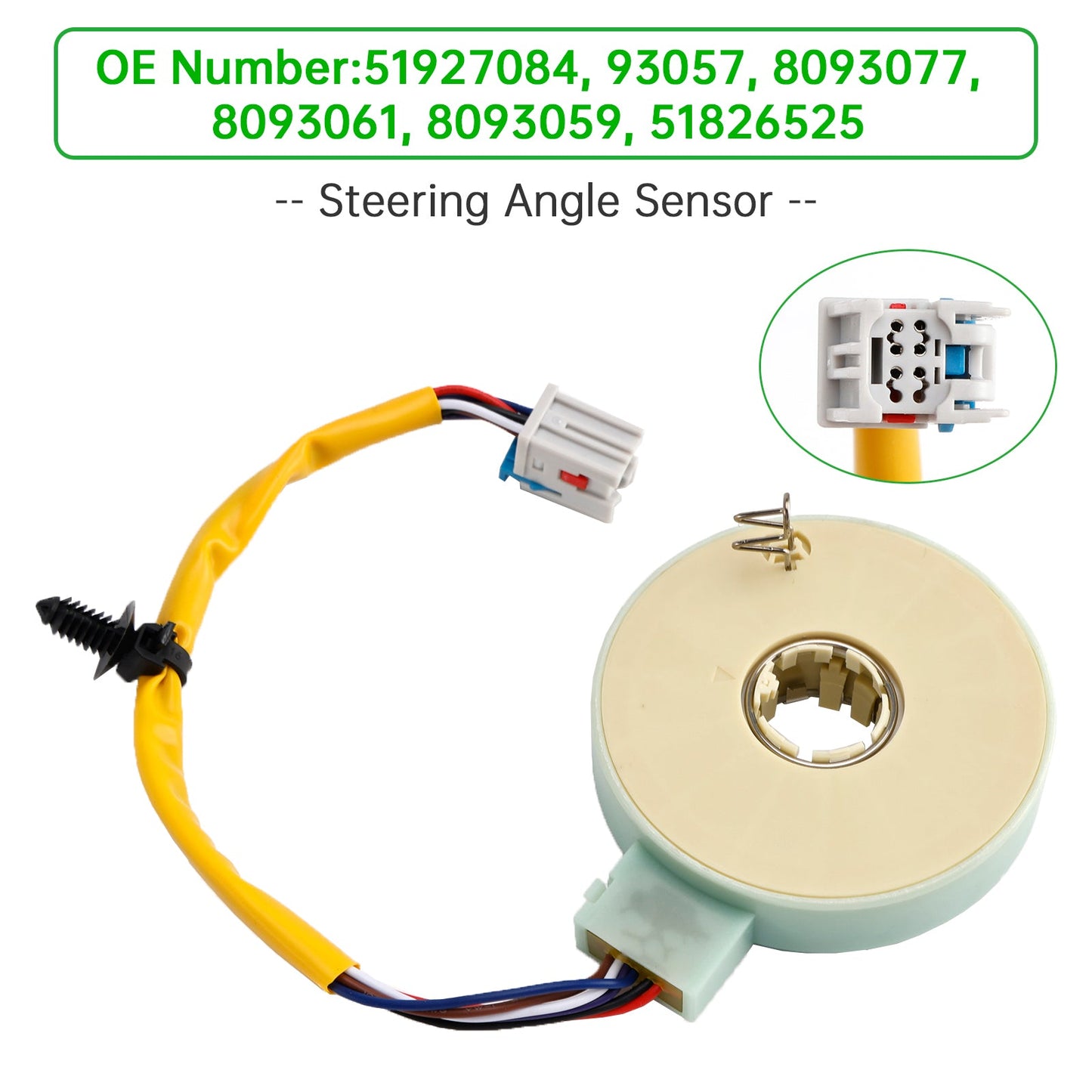 Sensore angolo di sterzata per Fiat 500 Grande Punto Opel Corsa CD X01 S07