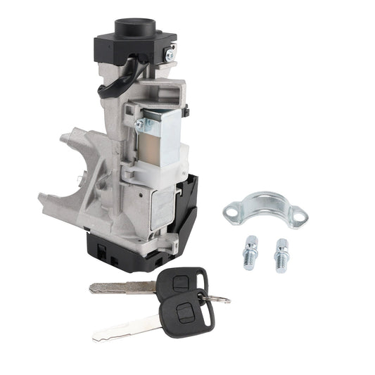 Cilindro di blocco dell'interruttore di accensione per Honda Civic 1.7L GX Sedan 1700CC L4 CNG del 2002-2004 con 2 chiavi (con chip)