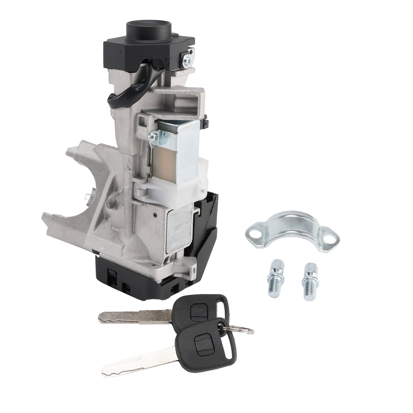 Cilindro di blocco dell'interruttore di accensione per Honda Civic 1.7L GX Sedan 1668CC L4 CNG del 2001-2005 con 2 chiavi (con chip)
