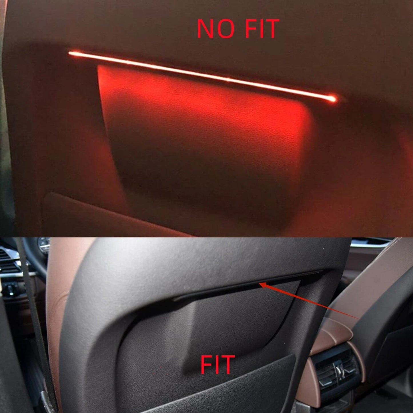 2013-2014 (dopo giugno 2013) BMW Serie 7 F01 F02 Copertura pannello posteriore sedile anteriore 52107319047