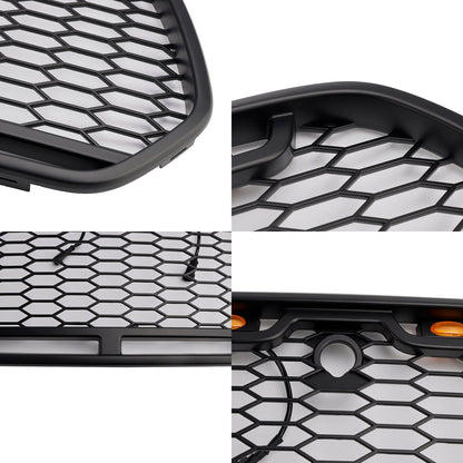 Griglia paraurti anteriore nera opaca Ford Transit MK8 Raptor 2015-2018 con LED