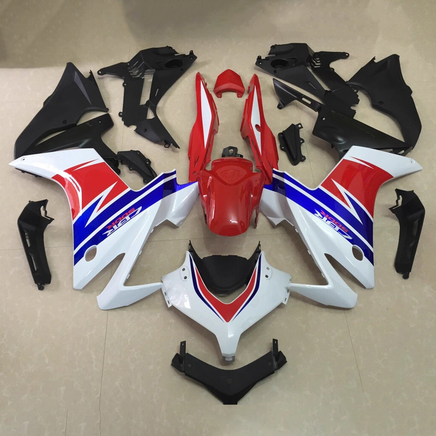 Kit di carene in plastica ABS stampate a iniezione per Honda CBR500R 2013-2015