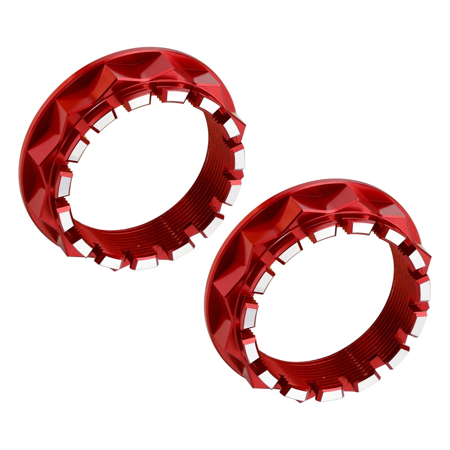 2x Dadi per asse ruota posteriore rossi per Ducati Panigale 959/1199/1299/V4/R/S 2012-2024