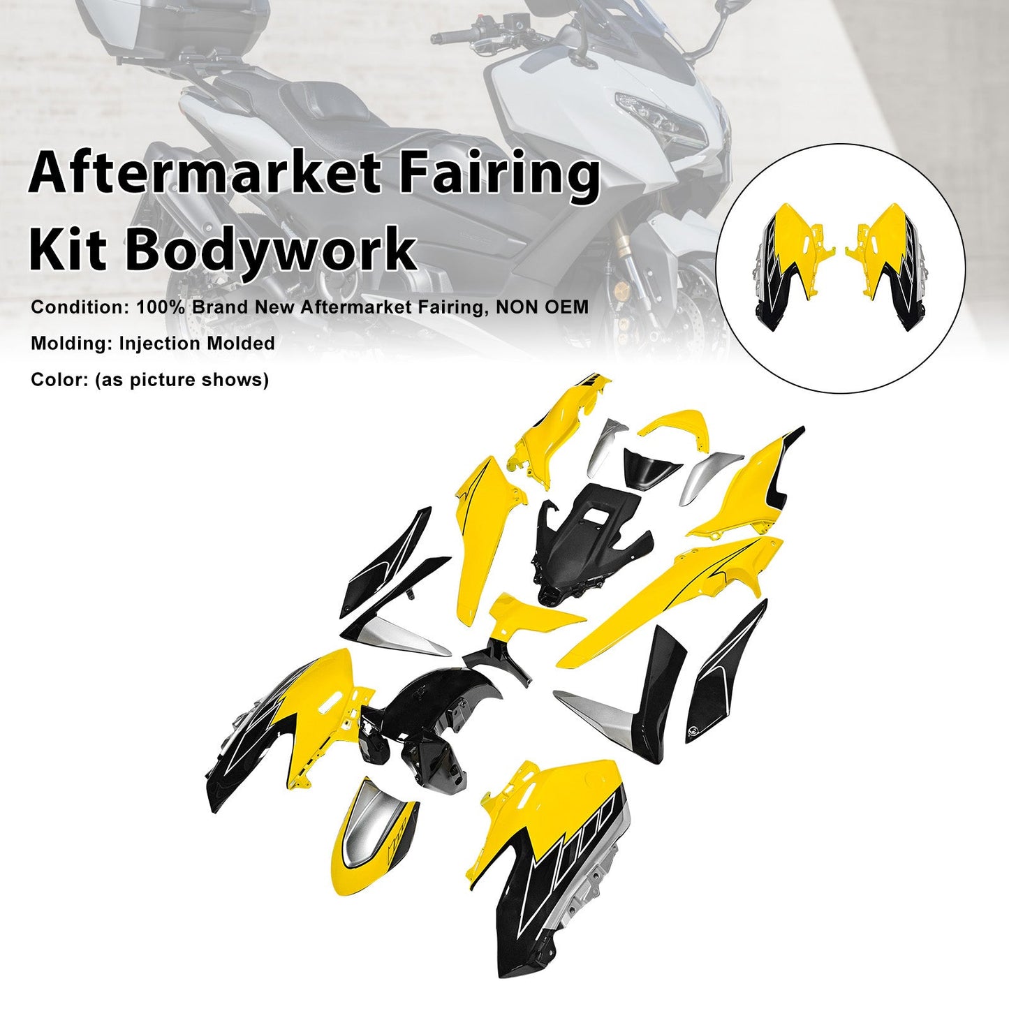 Kit di carene iniettate per Yamaha TMAX560 2025-2026