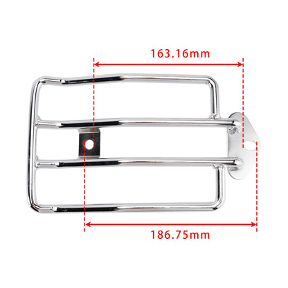 PORTAPACCHI POSTERIORE SOLORACK CROMATO PER SPORTSTER XL883 XL1200 XL1200X 2004-2022
