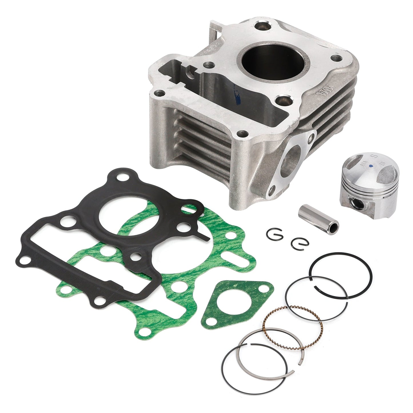 Kit guarnizioni cilindro pistone parte superiore SYM (Sanyang) Fiddle III 25km/h AIR 4T E4 50cc 2017+ 12101-AMA-000 13010-A1A-000