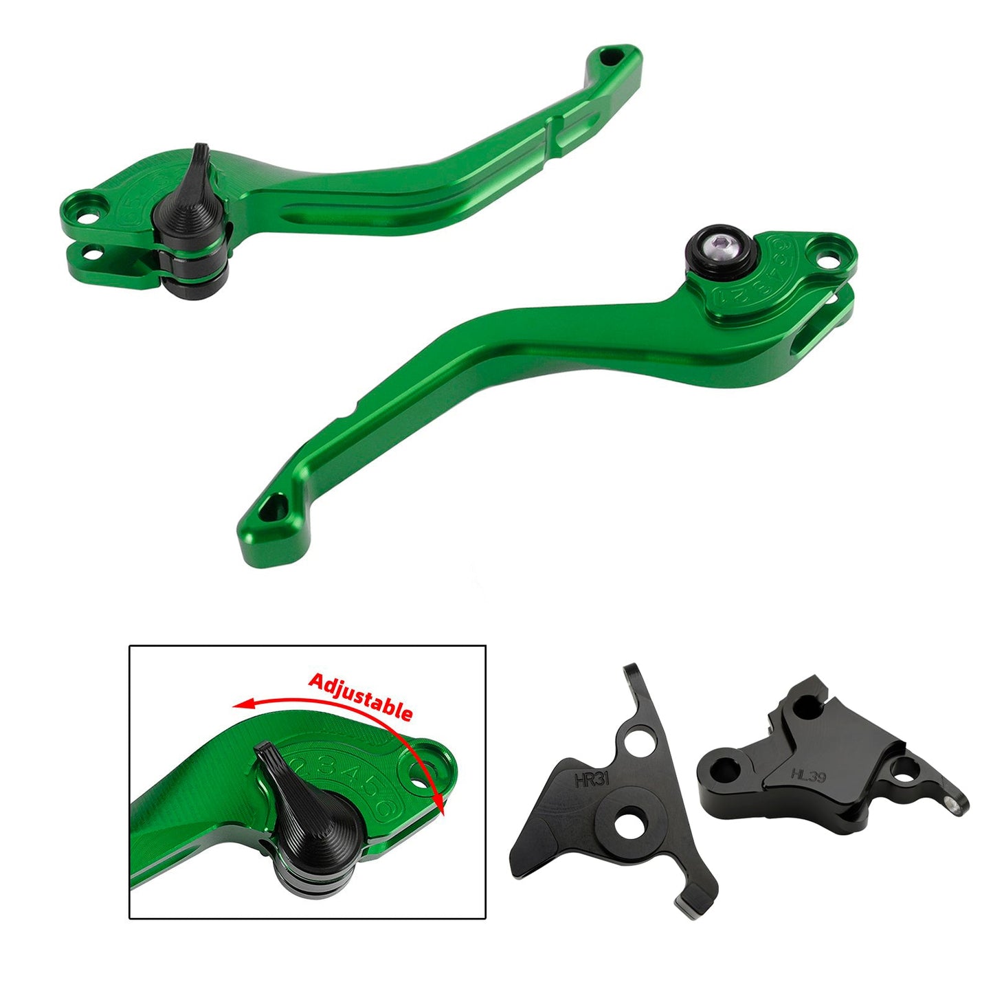 Leva freno frizione corta CNC adatta per CFMOTO 450SS 450SR 21-23 450NK 23-24