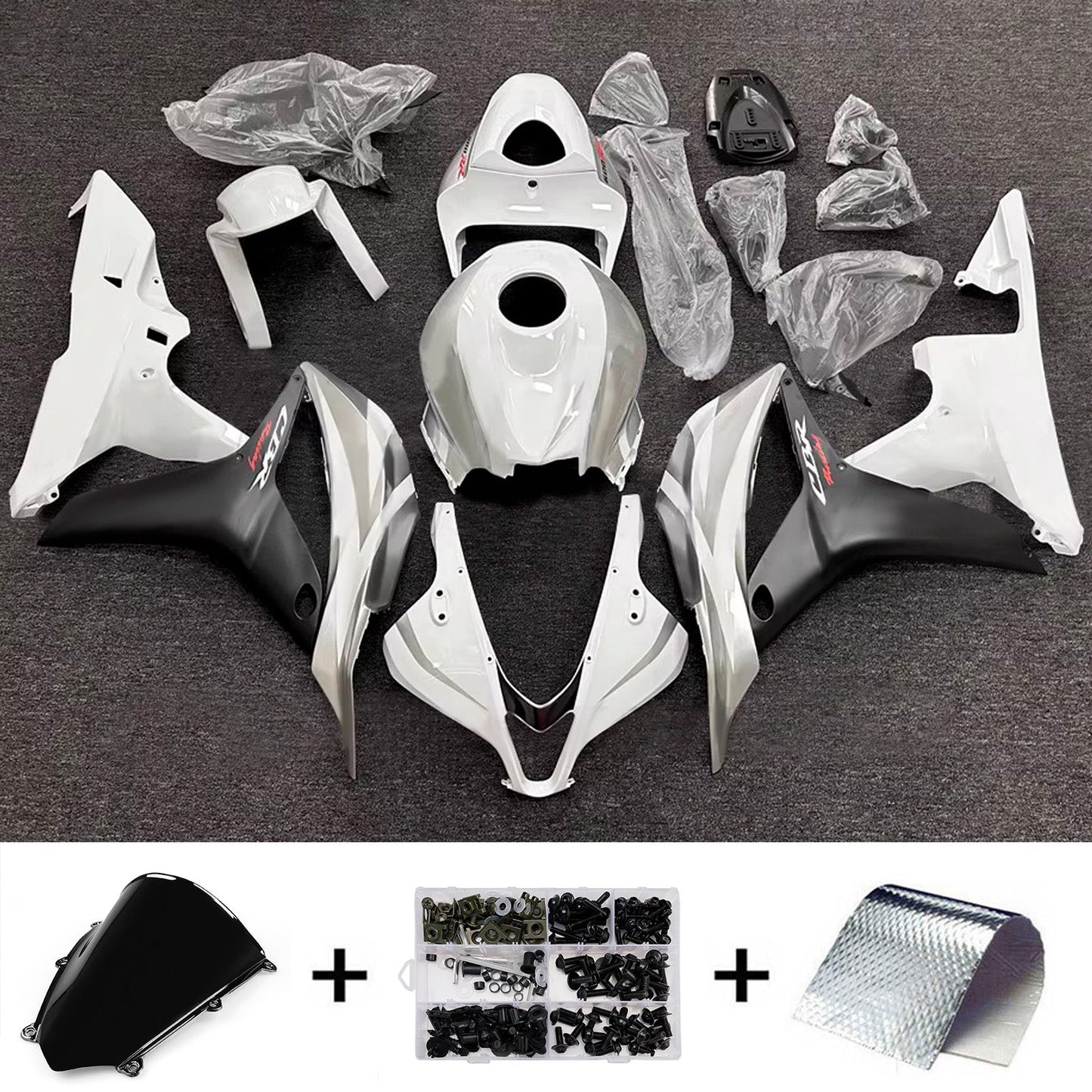 Kit di carene in plastica ABS stampate a iniezione per Honda CBR600RR 2007-2008 F5