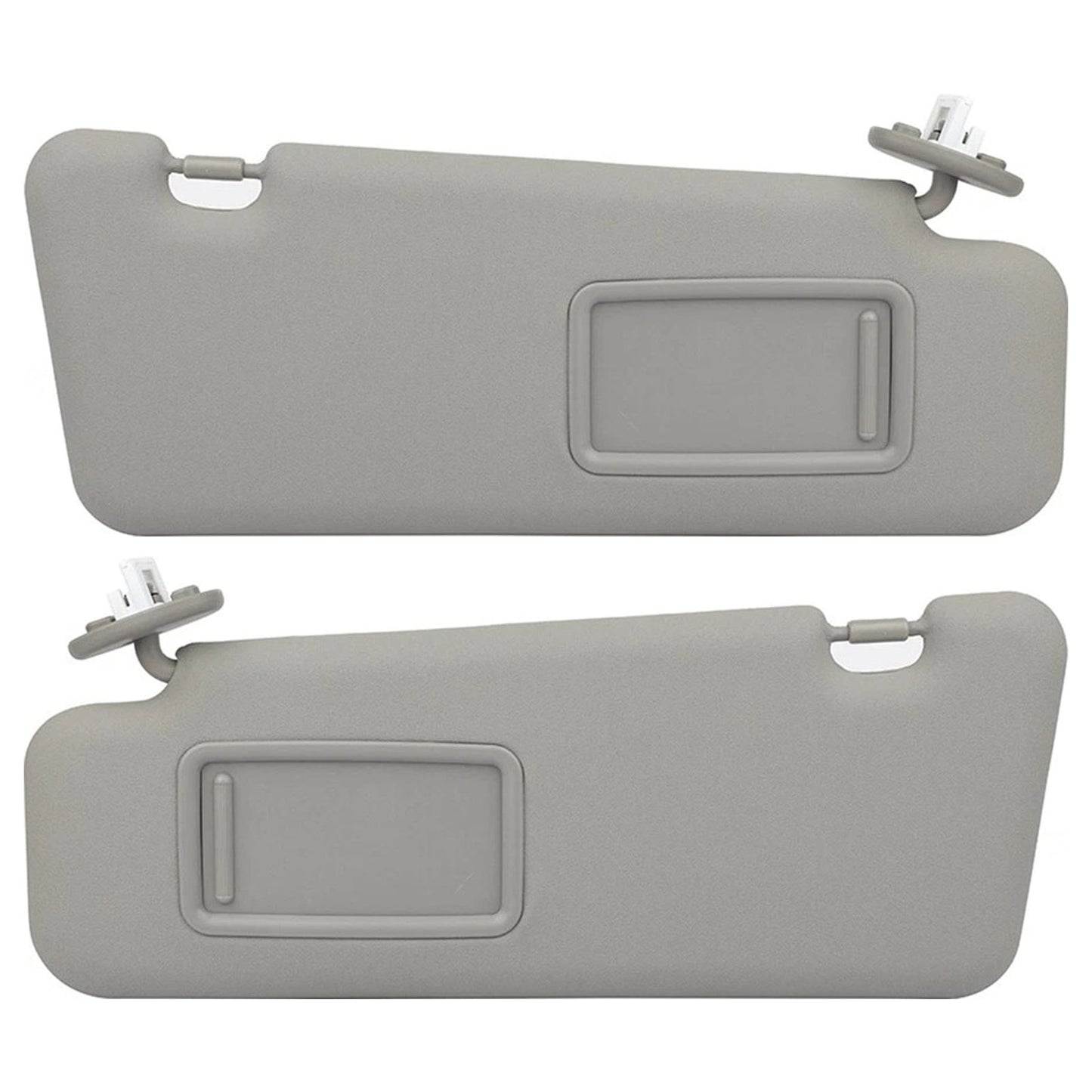 Coppia di alette parasole grigie per Toyota Highlander 2008-2013, codice 74321-48490-E0/74320-48500-E0