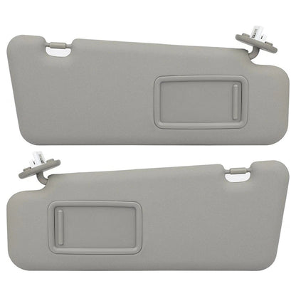 Coppia di alette parasole grigie per Toyota Highlander 2008-2013, codice 74321-48490-E0/74320-48500-E0