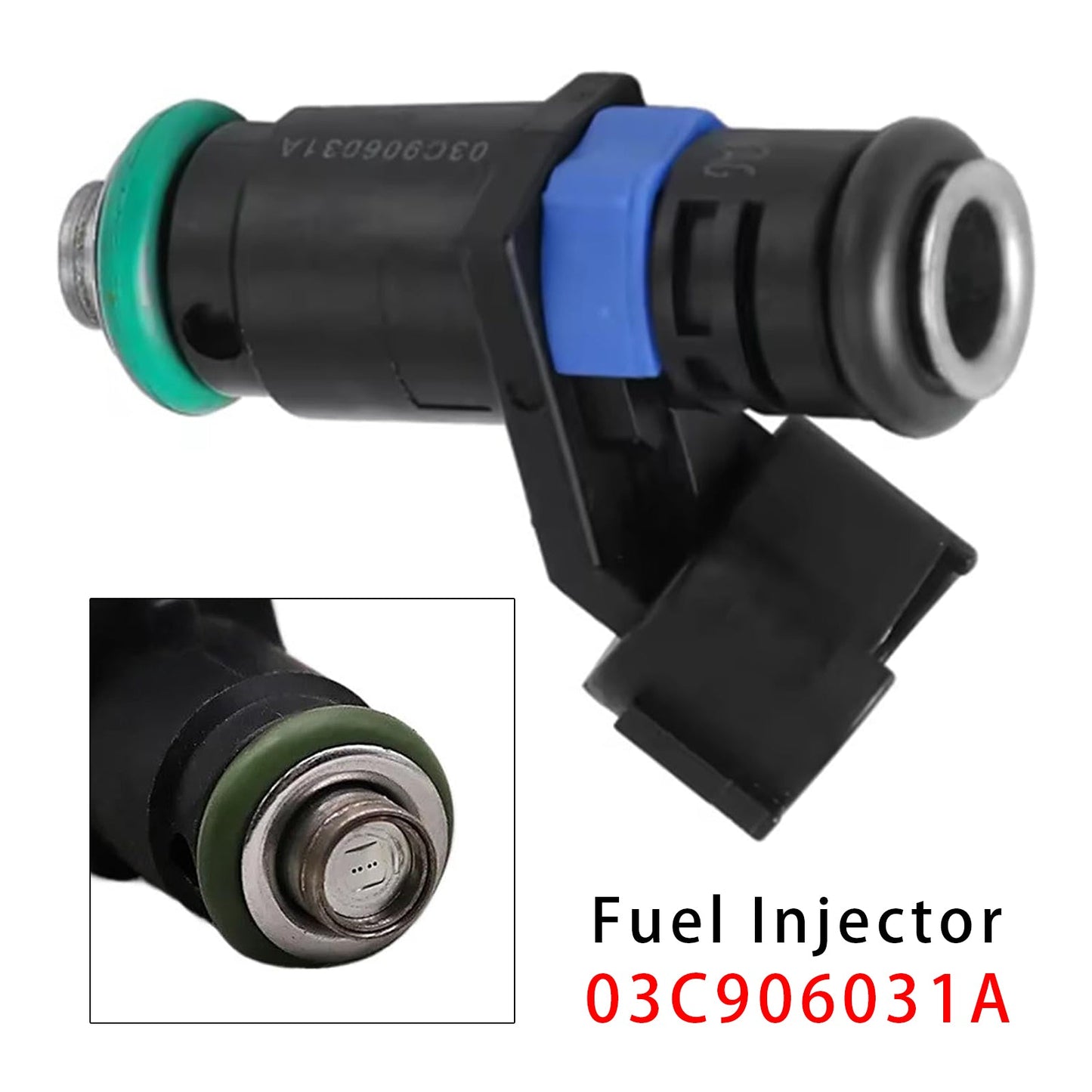 1 iniettore di carburante per Skoda Fabia Seat Ibiza VW Jetta Polo 1.6 03C906031A