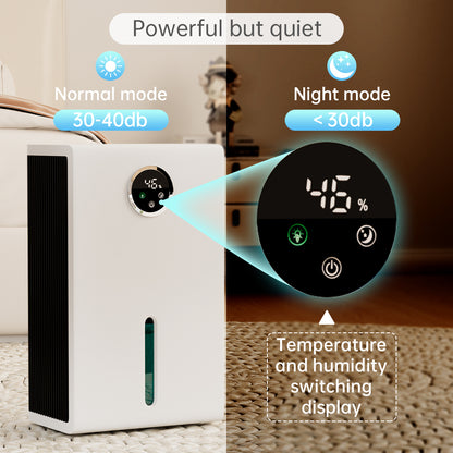 Serbatoio 3.5L Dehumidifier 30m² Ionizzatore Silenzioso Purificazione dell'aria economica e silenziosa