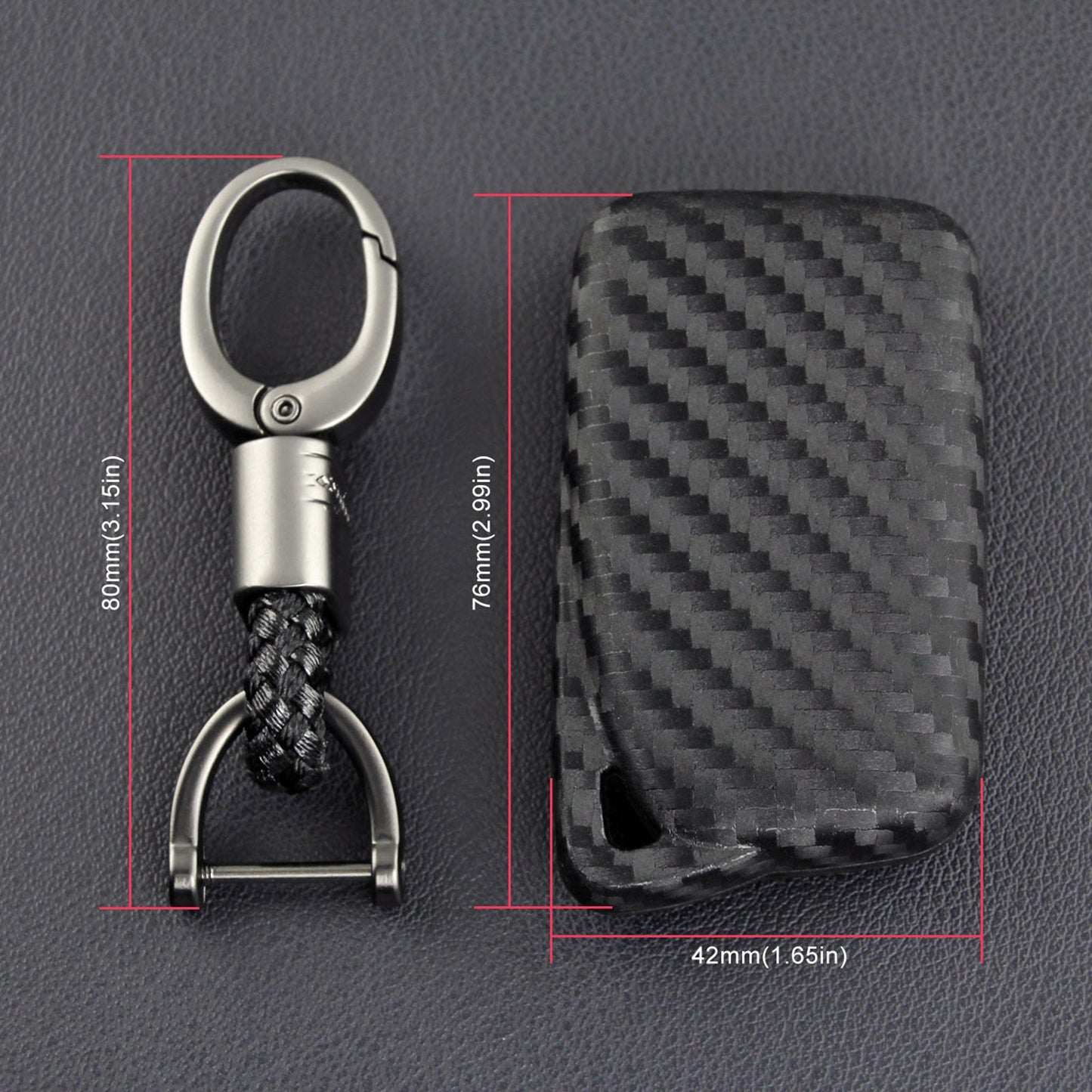 Custodia in pelle e silicone per chiave auto con fibbia per Lexus
