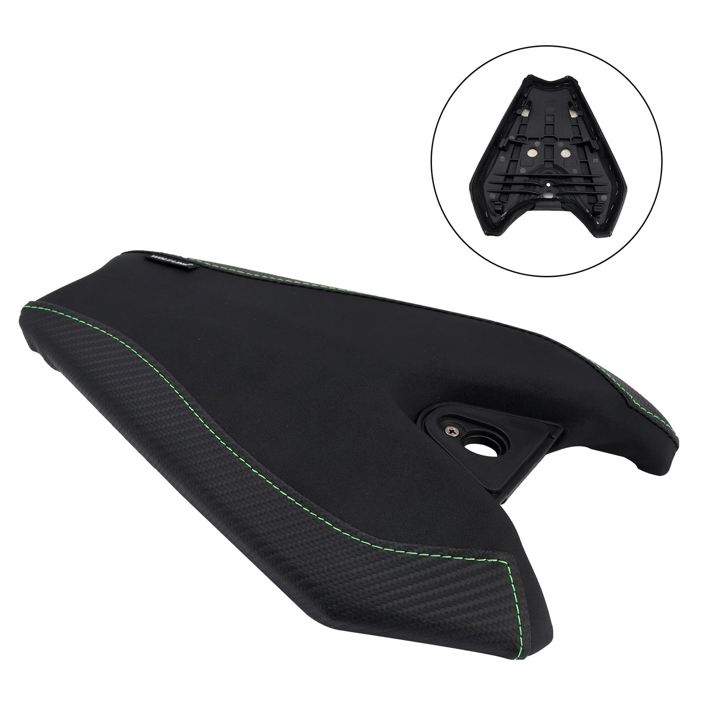2014-2025 Per Kawasaki Z1000 Cuscino sedile passeggero posteriore Pilone Verde piatto2 24 Rosso