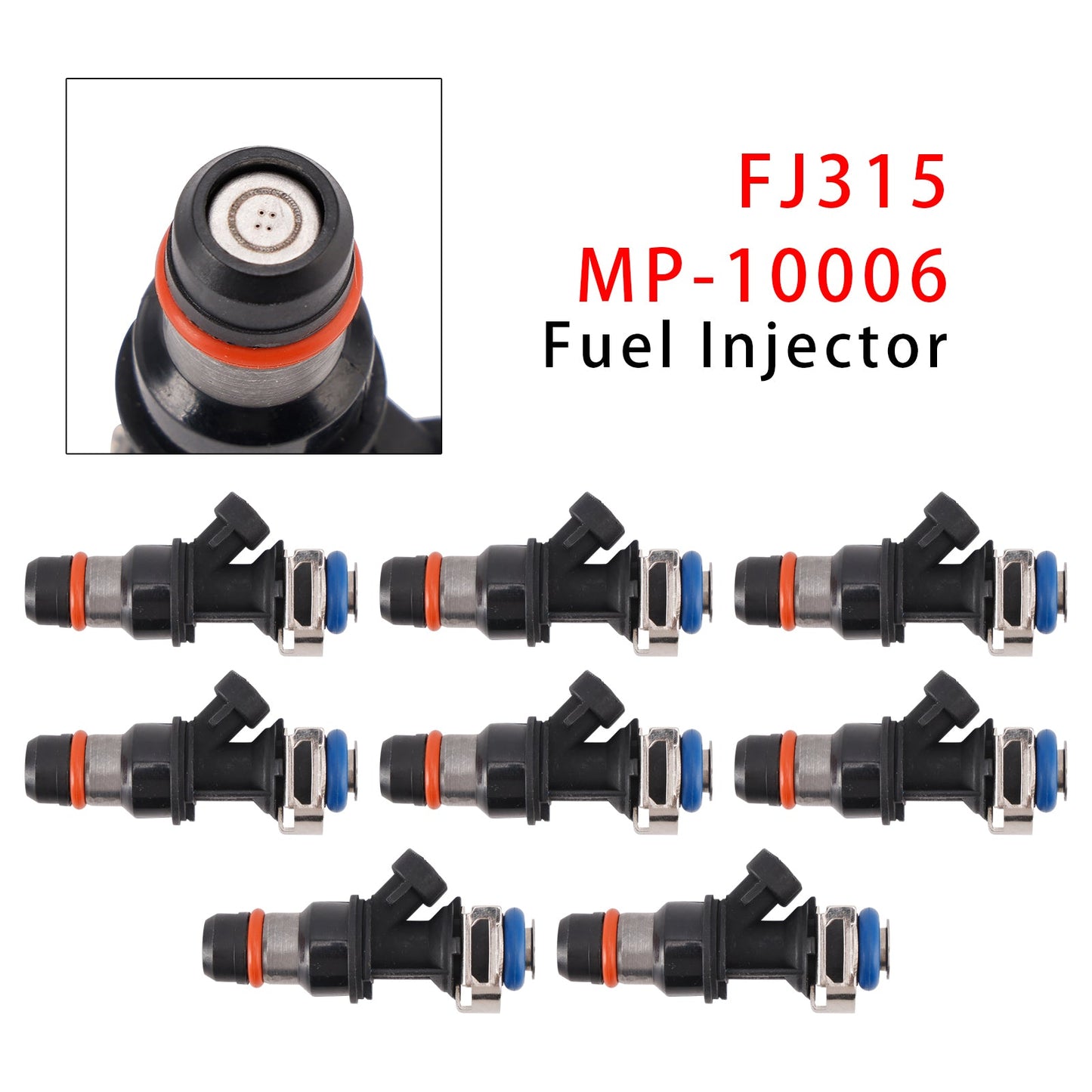8 iniettori di carburante per Chevrolet GMC Buick Cadillac Hummer H2 Isuzu NPR FJ315
