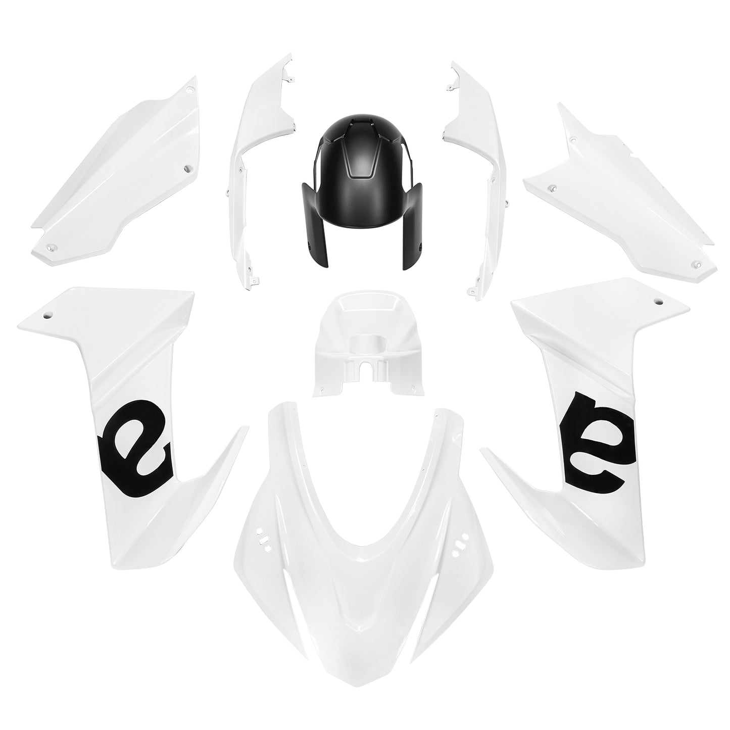 Kit Carena Carrozzeria Plastica ABS per Aprilia RS 660 2020-2024 07#