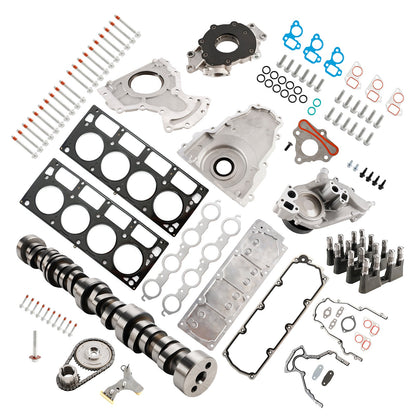 Kit di sollevamento camme DOD CHEVROLET AVALANCHE 5.3L 5328CC 325CID V8 FLEX OHV NON AFM 2007-2013 con coperchio della valle 12646386 12499225