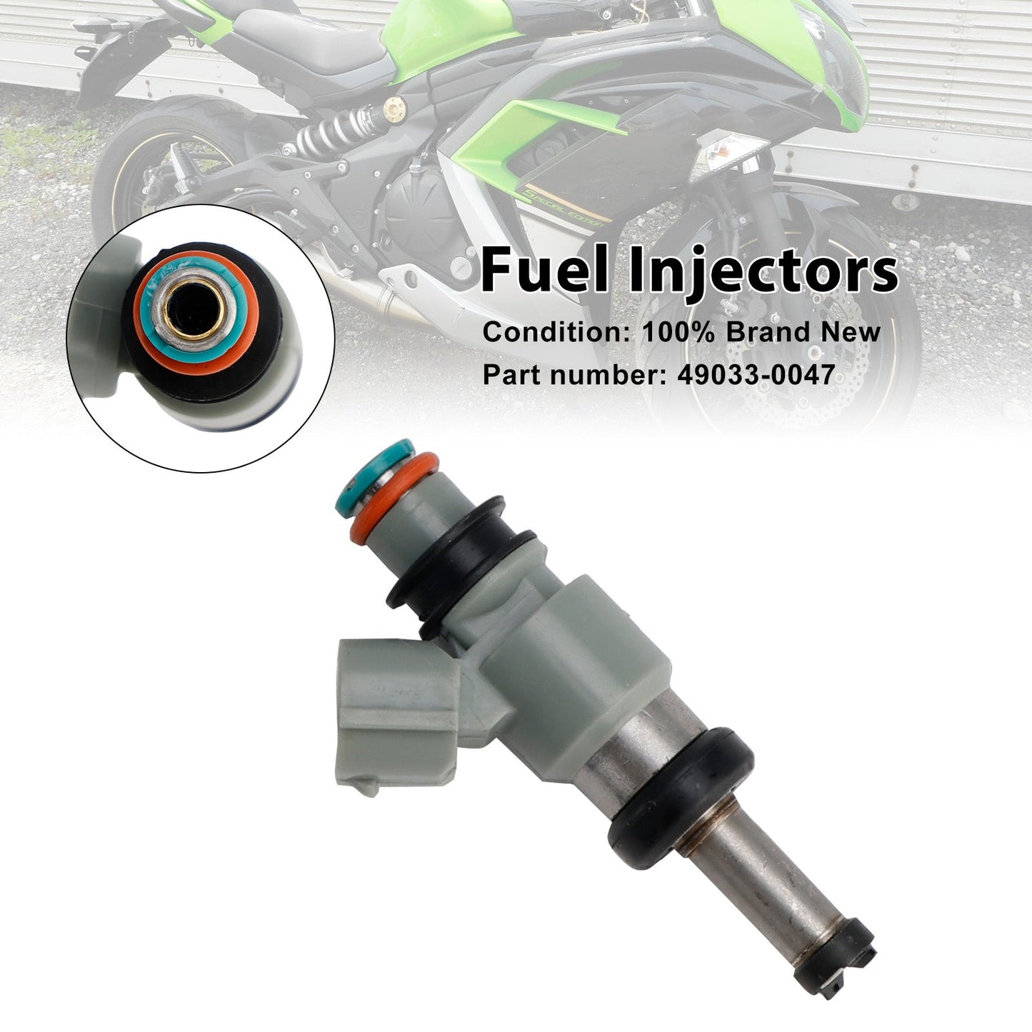 49033-0047 Iniettori di carburante per Kawasaki Ninja 400 18-24 Eliminator Z500 NINJA 500