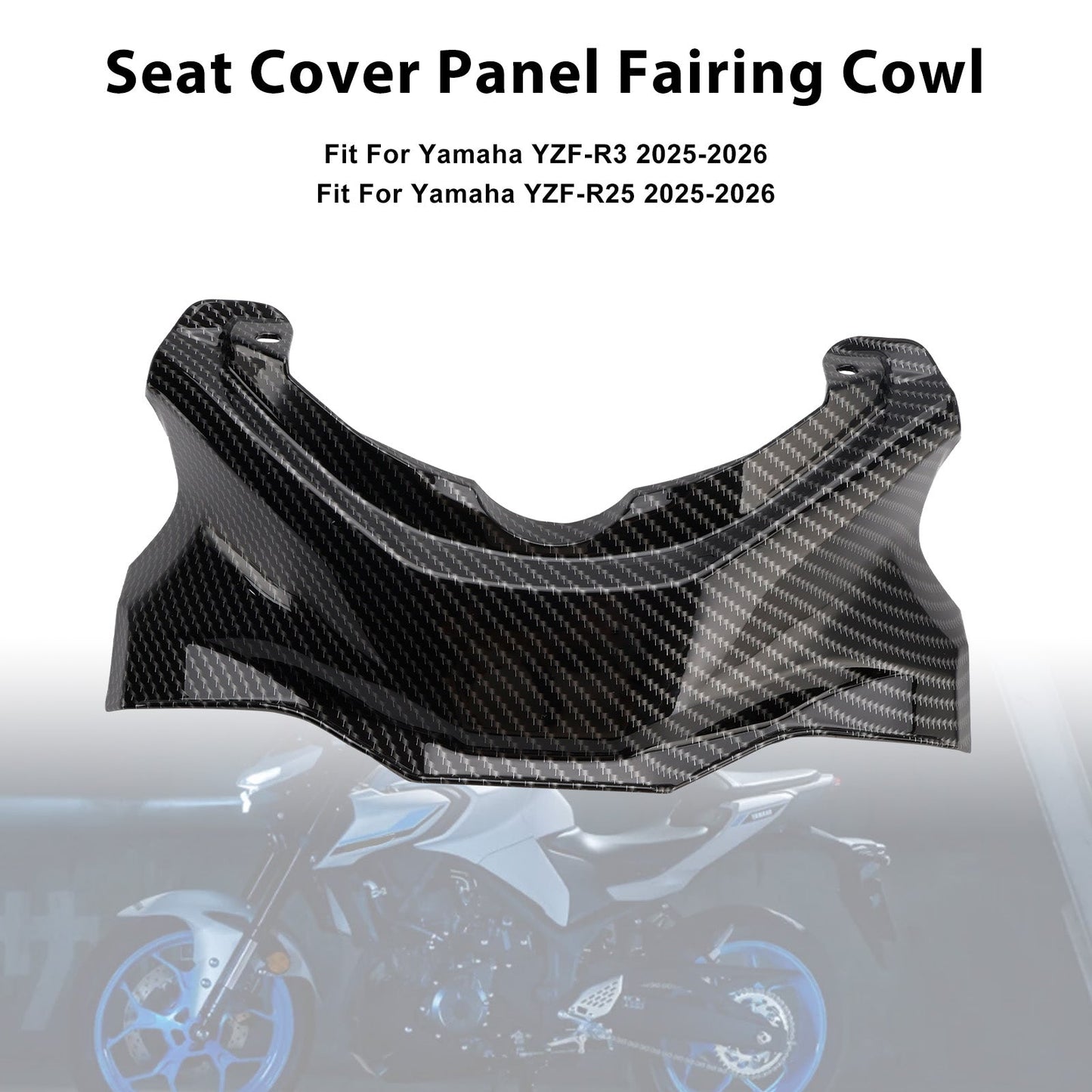 Pannello di copertura della sella Yamaha YZF-R3 R25 MT-03 2025-2026