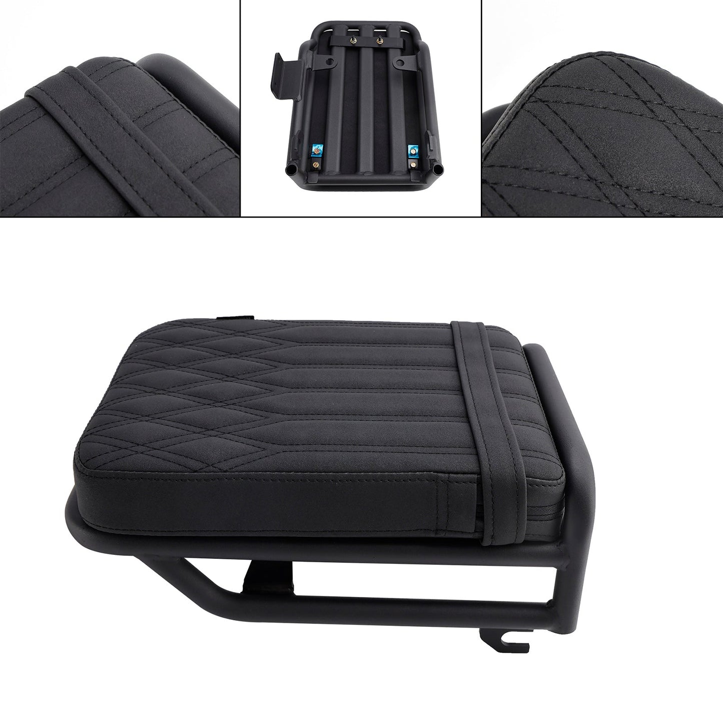 Sella passeggero posteriore per Honda Ct125 Huntercub 2020-2023, colore nero piatto