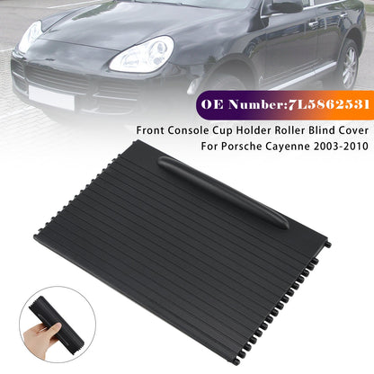 Copertura avvolgibile per portabicchieri della console 7L5862531 per Porsche Cayenne 2003-2010