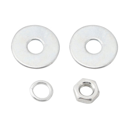 4x Targa per moto in plastica con bulbo oculare, da avvitare sul telaio, con dado