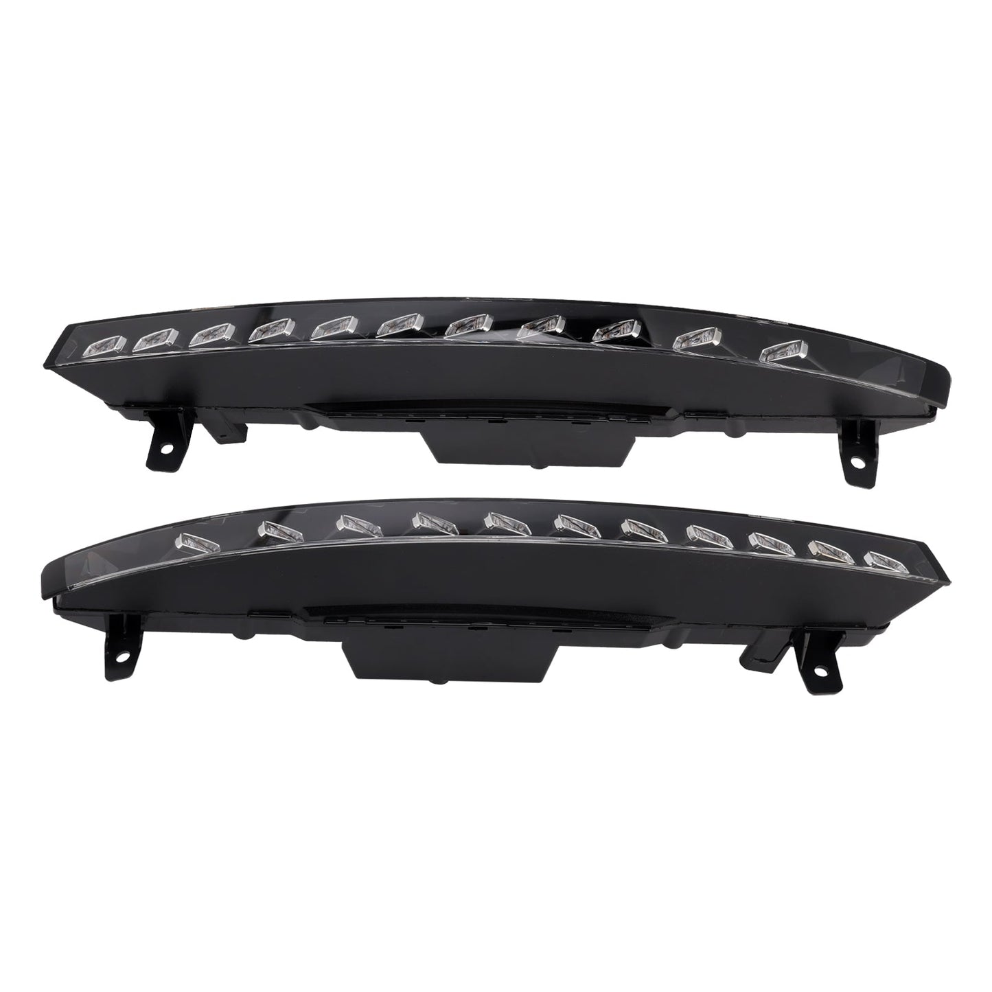 Coppia paraurti anteriore Audi Sport Version Q7 2010-2015 con 11 indicatori di direzione a LED e fendinebbia