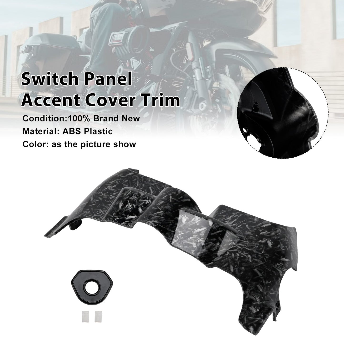 Rivestimento decorativo per pannello interruttori Touring Electra Street Glide 2023-2025