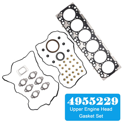 4955229 Set guarnizioni testata motore superiore per motori Cummins EPA10 6.7L ISB QSB