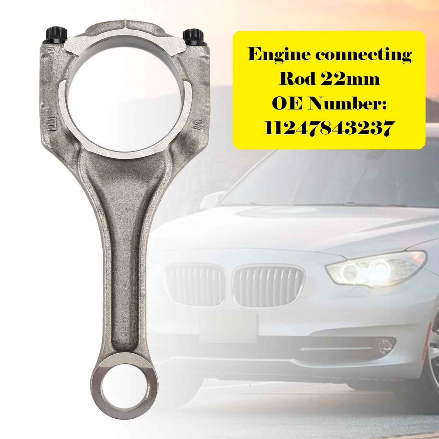 Biella motore 22mm per BMW 550i 650i F07 F10 F85 N63N S63N 4.4 V8