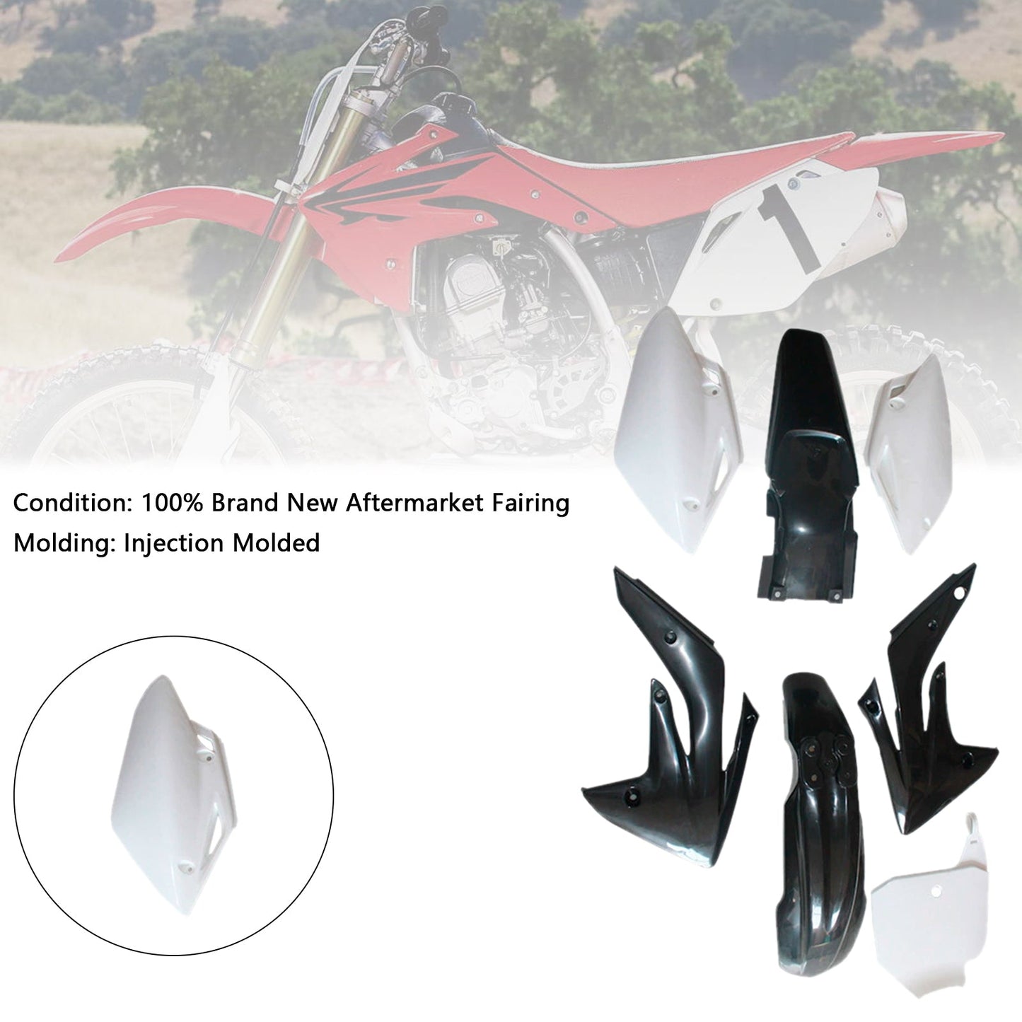 Kit di plastica per carrozzeria Honda CRF150R/RB 2007-2014, carenatura parafango