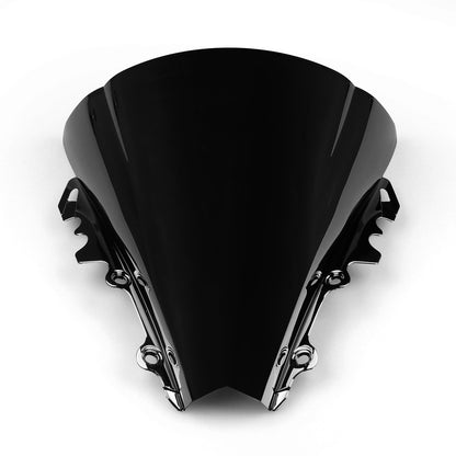 Parabrezza Cupolino Double Bubble per Yamaha YZF R6 600 2006-2007 Nero